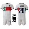Portugal Joao Cancelo #20 Bortedraktsett Barn VM 2022 Kortermet (+ korte bukser)